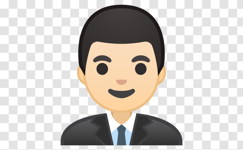 Emojipedia Light Skin Human Color Dark - Professional - Bridegroom Transparent PNG