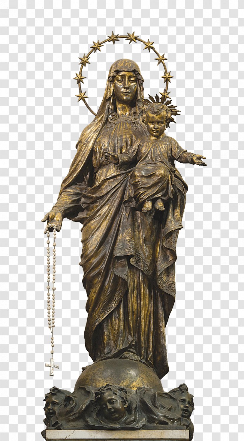 Statue Kōfuku-ji Our Lady Of The Rosary Classical Sculpture - Trono Transparent PNG