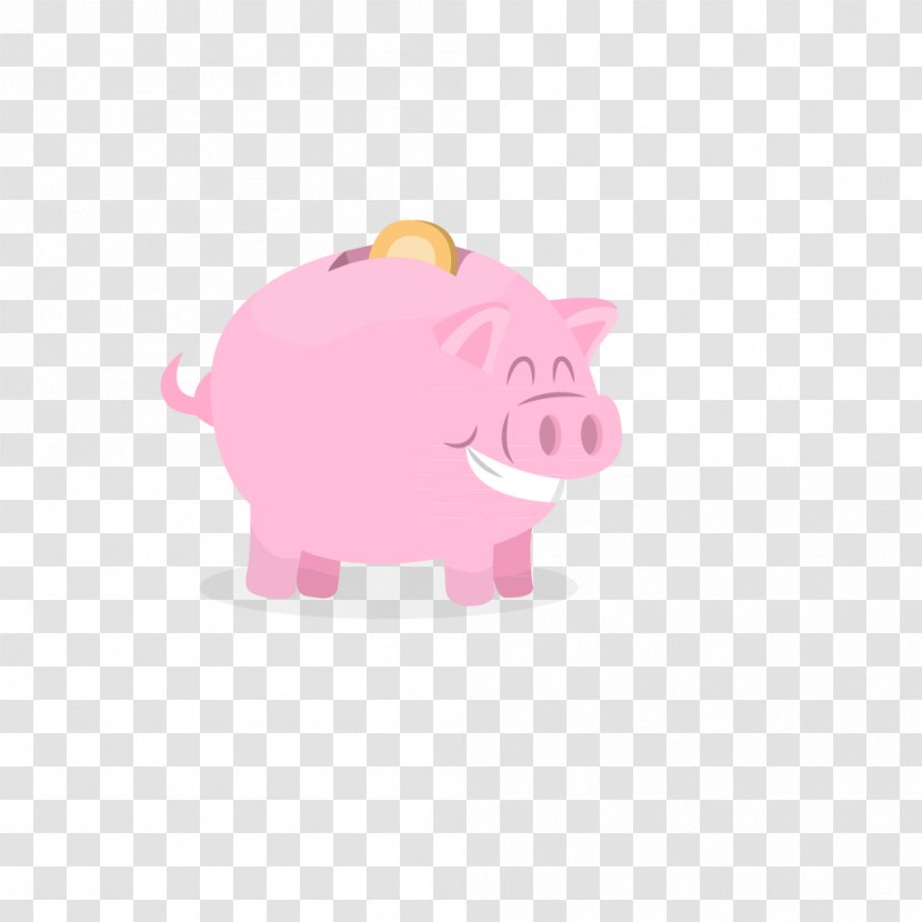 Piggy Bank - Mammal - Pig Transparent PNG