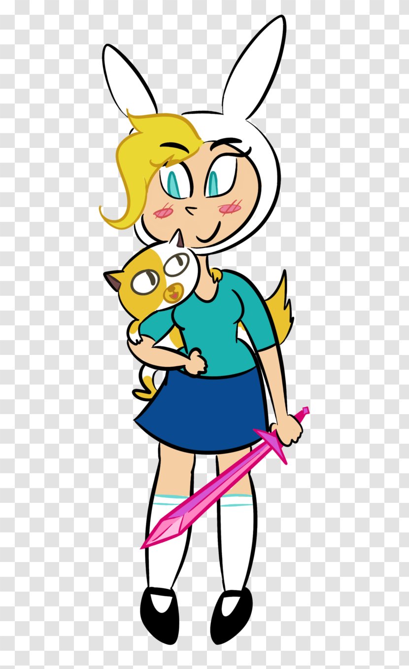 Character Cartoon Clip Art - Heart - Fionna And Cake Transparent PNG