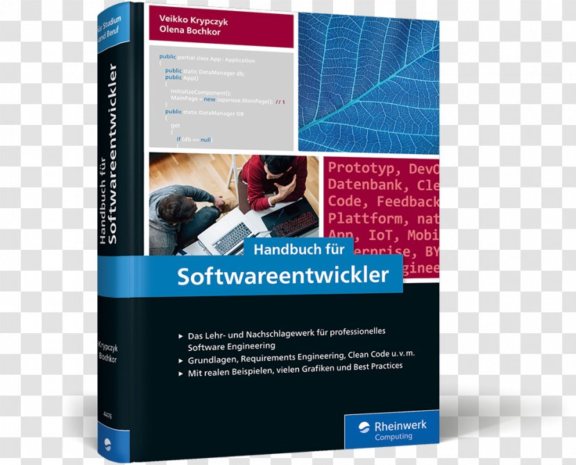 Handbuch Für Softwareentwickler: Das Standardwerk Zu Professionellem Software Engineering Computer Developer Testing - Advertising Transparent PNG