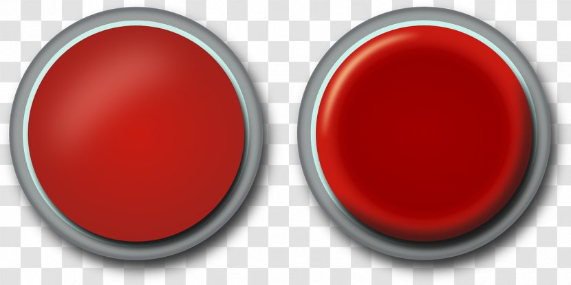Clip Art Button Vector Graphics Image - Pushbutton Transparent PNG