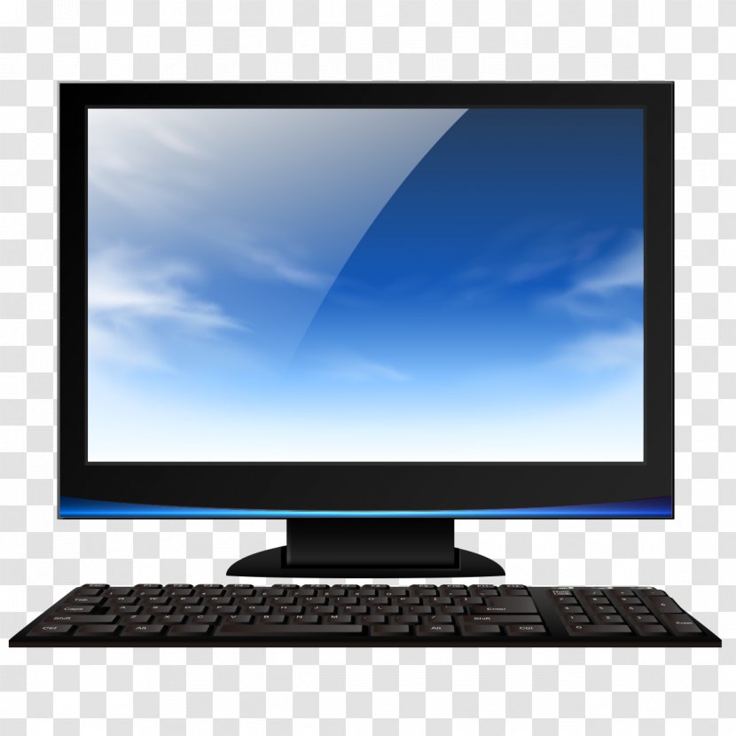 Computer Keyboard Laptop LED-backlit LCD Monitor Output Device - Screen - Display And Transparent PNG