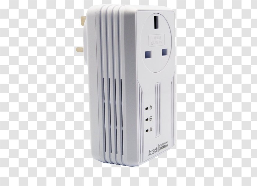 Adapter HomePlug Aztech Power-line Communication Computer Network - Networking Hardware - Vesak Day Transparent PNG