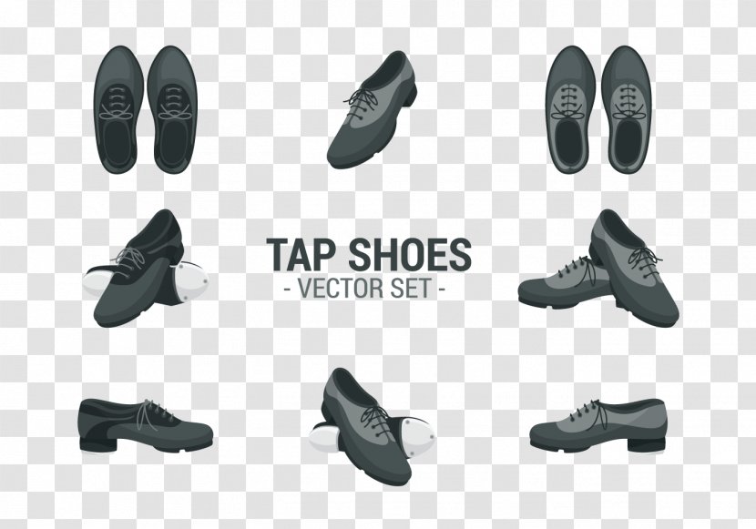 Tap Dance Ballet Shoe - Vector Transparent PNG