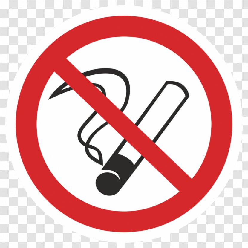 Smoking Ban Sign Tobacco Sticker - Logo - No Transparent PNG