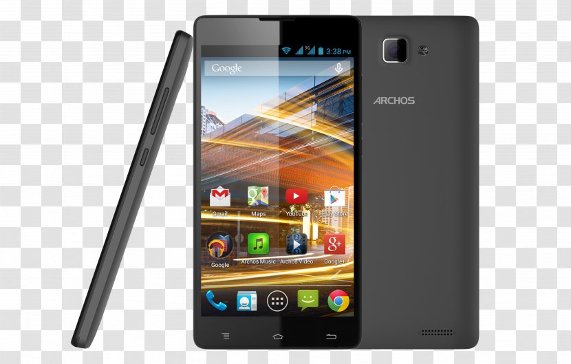 Archos 50 Neon 35B Titanium Dual-SIM Smartphone 8.9 Cm (3.5 Zoll) 1 GHz Dual C Android - Business - Large Screen Phone Transparent PNG