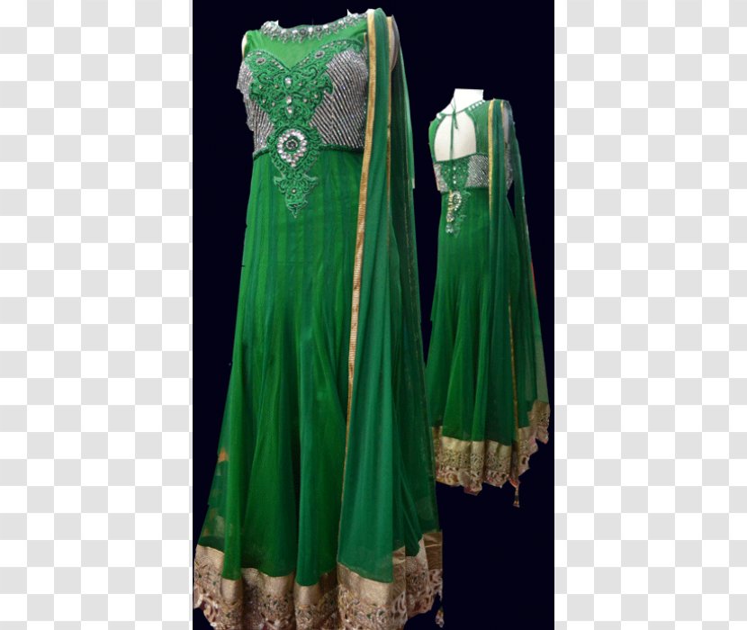 Gown Green Dress Anarkali Salwar Suit Transparent PNG