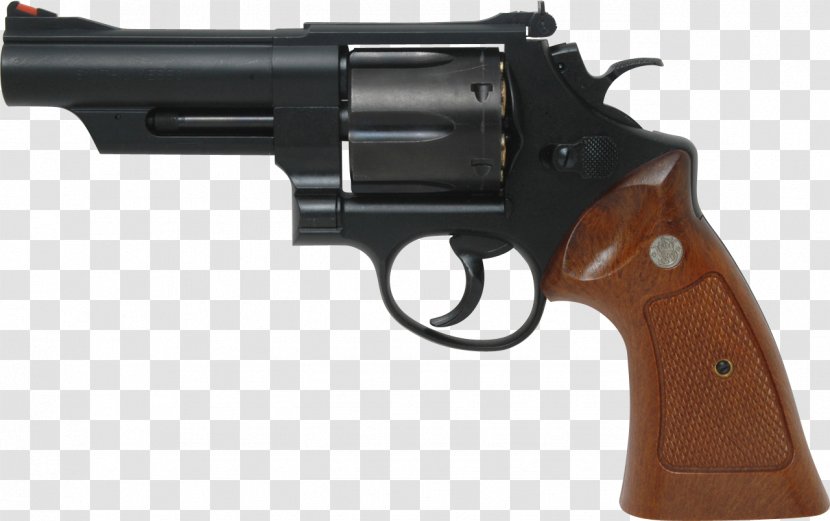 Smith & Wesson Model 10 Revolver .357 Magnum Firearm - Trigger - Handgun Transparent PNG