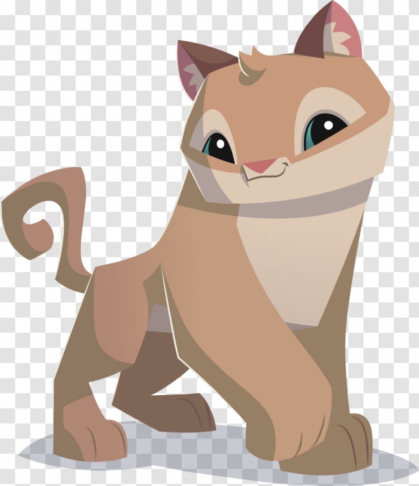 National Geographic Animal Jam Whiskers Cougar Cat Clip Art - Tail Transparent PNG