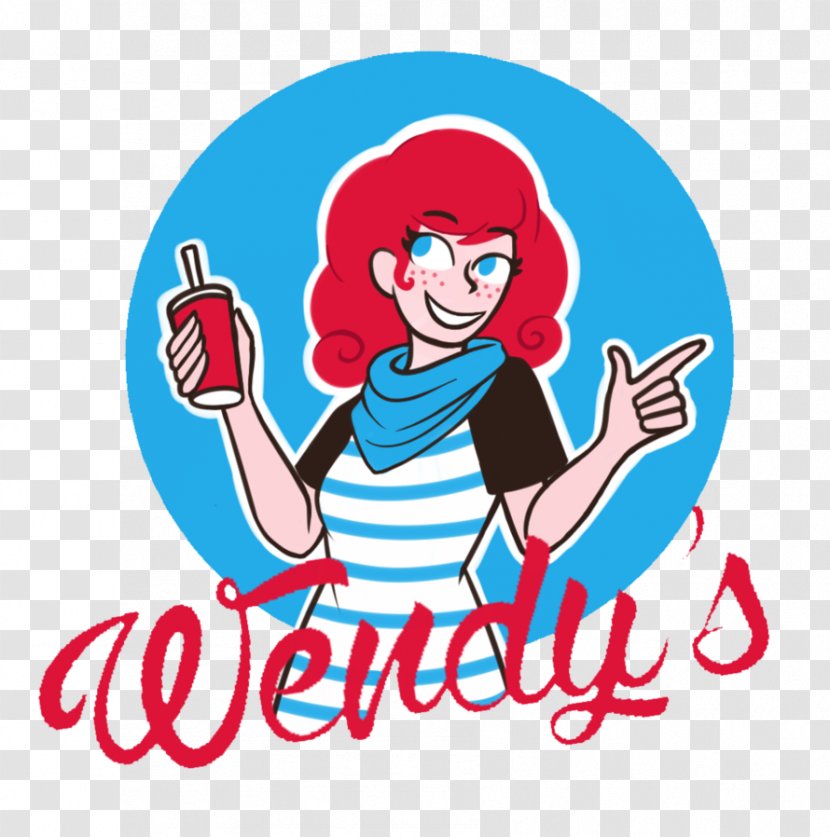 Logo Wendy's Company Hamburger Brand - Silhouette - Deformed Transparent PNG