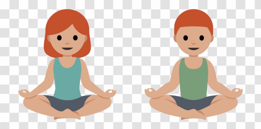 Emoji Yoga Meditation Lotus Position Emoticon - Tree Transparent PNG