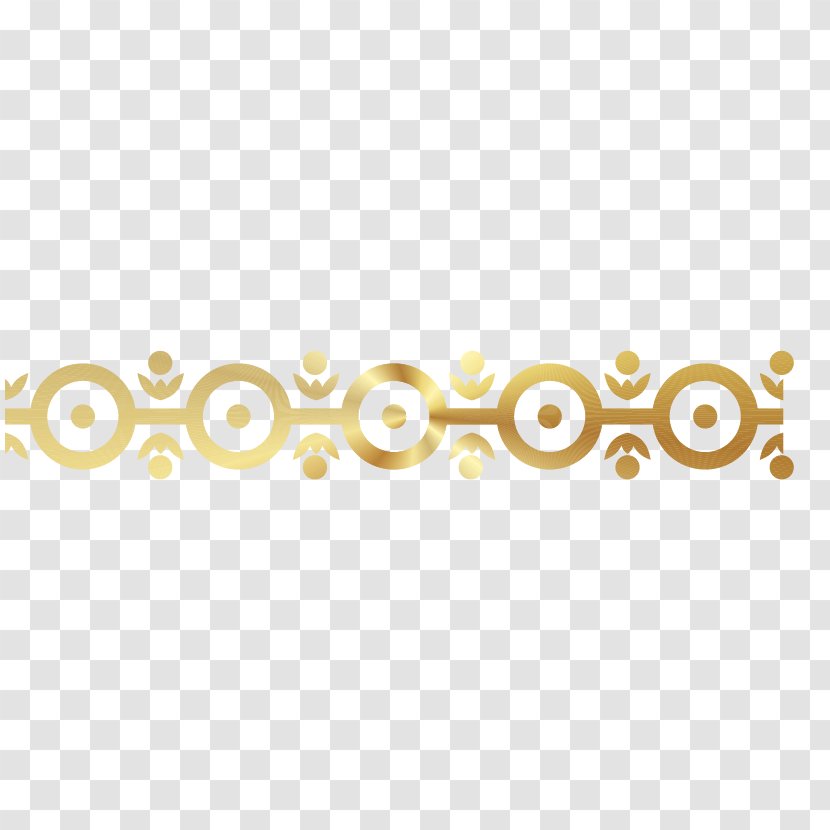 Gold Download Pattern - Rectangle - Golden Circle Line Transparent PNG