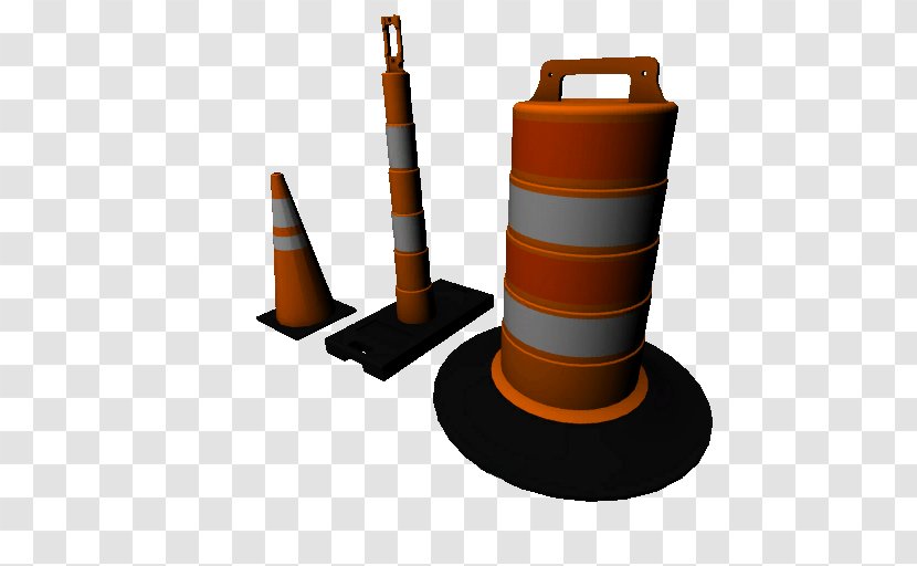 Product Design Cone - Cylinder - Traffic Trailer Transparent PNG