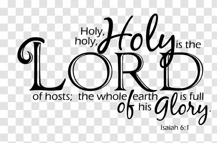 Holy Of Holies Bible God Sacred Spirit - Calligraphy - Religious Fonts Transparent PNG