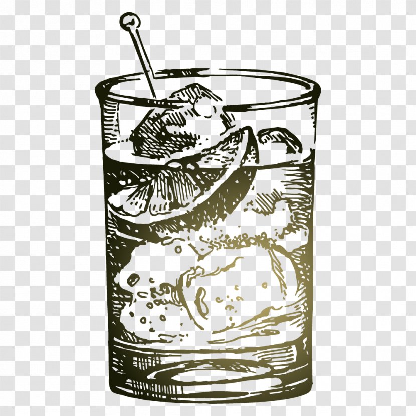 Gin And Tonic Cocktail Martini Bear It - Liqueur Transparent PNG