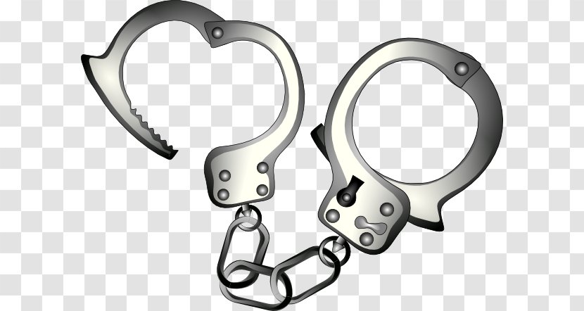 Handcuffs Free Content Clip Art - Fashion Accessory - Handcuffing Cliparts Transparent PNG