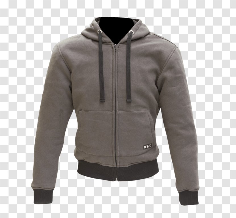 Hoodie Kevlar Motorcycle Zipper Jacket - Sleeve Transparent PNG