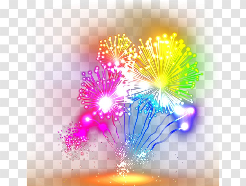 Fireworks Cartoon Drawing - Sky Transparent PNG