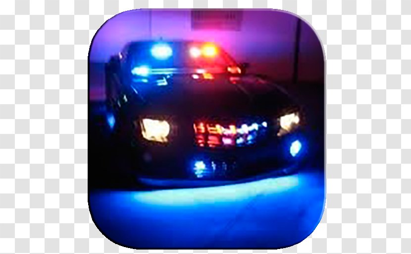 Police Car Automotive Lighting Emergency Vehicle - Headlamp Transparent PNG