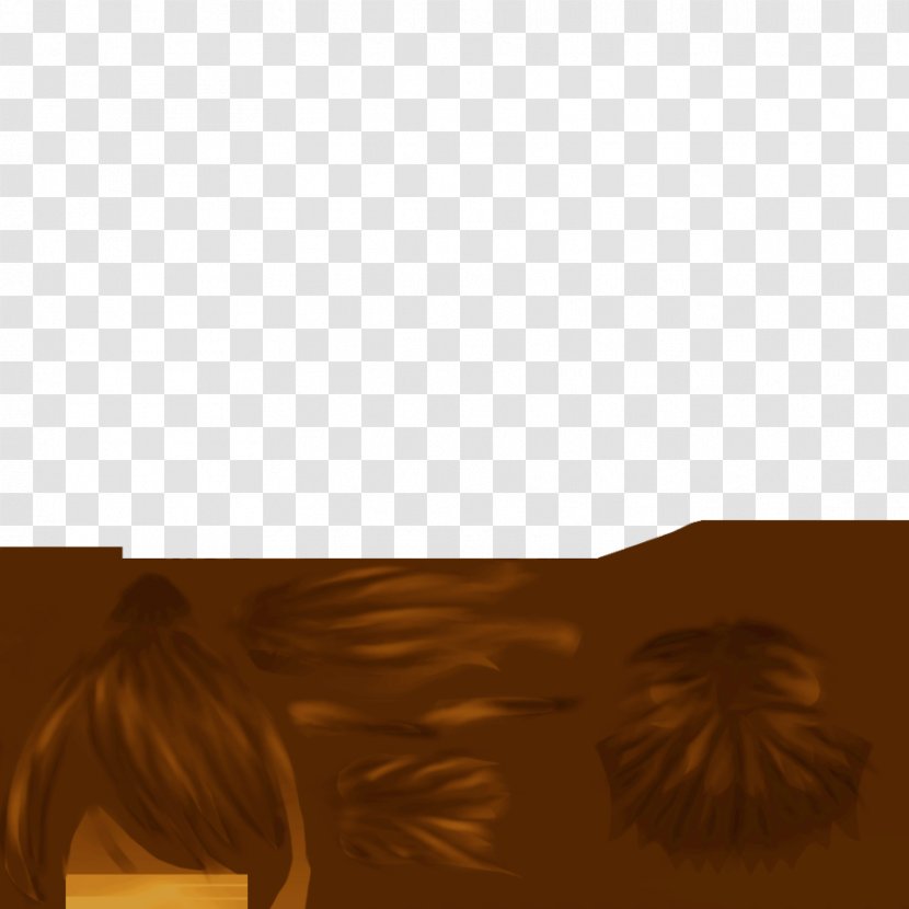 Yandere Simulator Brown Hair - Landscape - Texture Transparent PNG