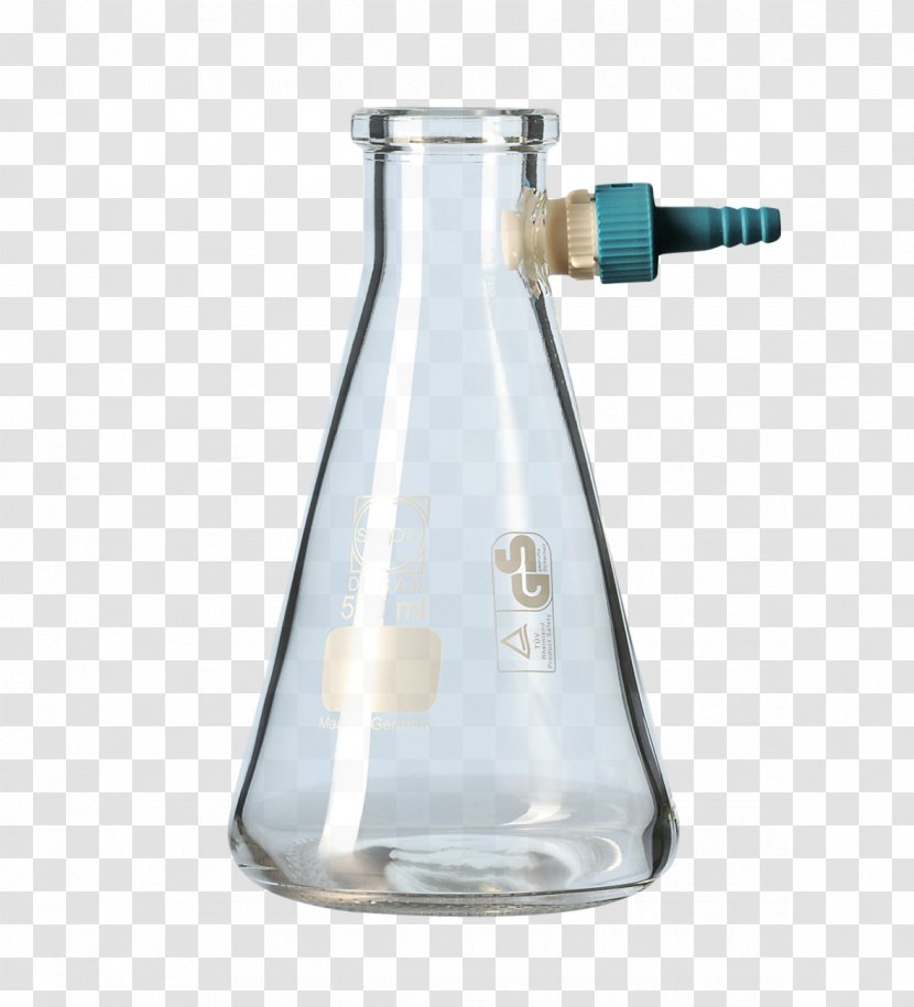 Glass Laboratory Flasks Erlenmeyer Flask Büchner Duran - Volumetric Transparent PNG
