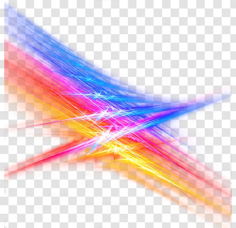 Light Shape Color Abstract Art - Symbol - Luminescent Lines Transparent PNG