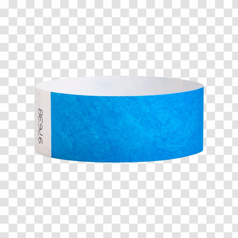 Paper Tyvek Wristband Blue Color - Keyword Transparent PNG