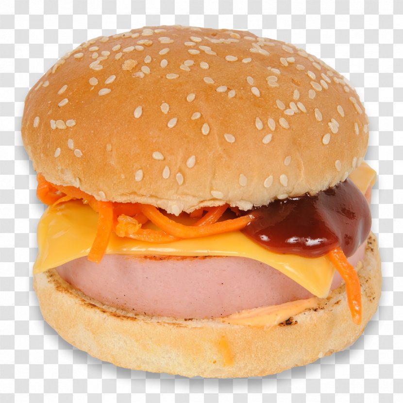Hamburger Cheeseburger Breakfast Sandwich Fast Food Ham And Cheese - Burger Transparent PNG