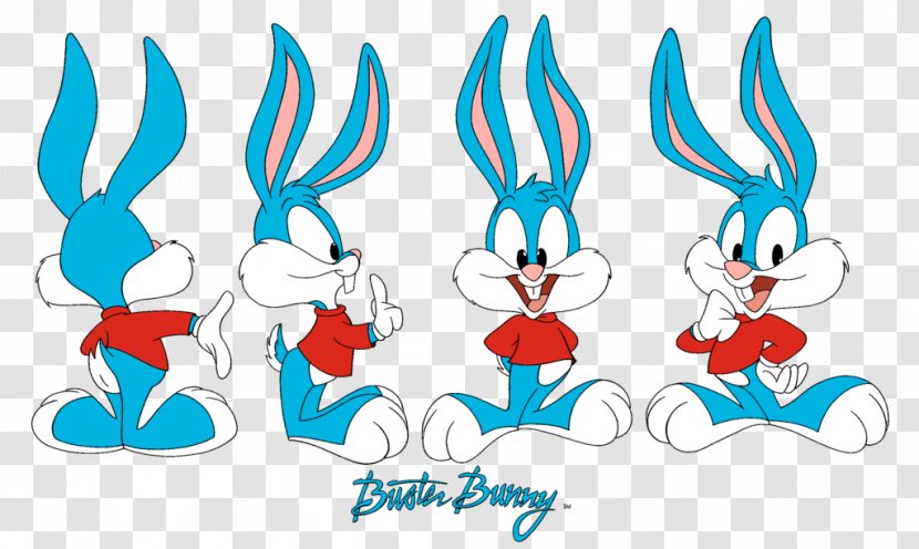 Buster Bunny Cartoon Model Sheet - Tail Transparent PNG