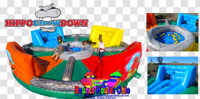 Hungry Hippos Hippopotamus Inflatable Bouncers Game - Amusement Park - INFLATABLE GAME Transparent PNG