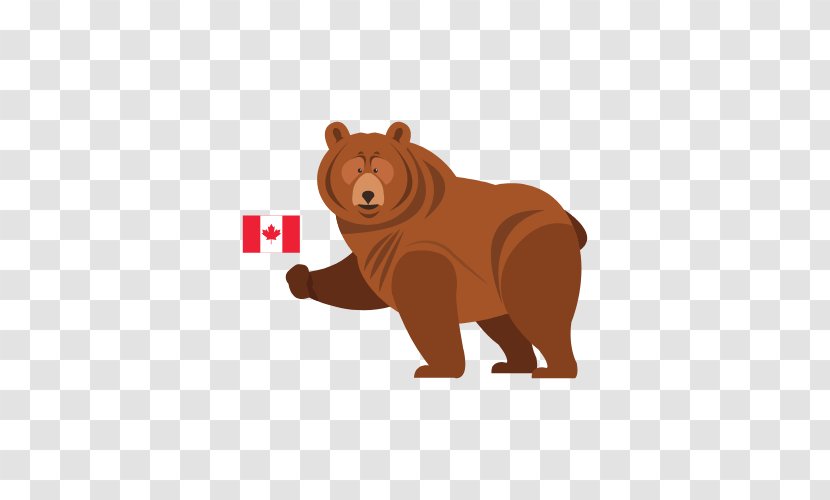 Brown Bear Grizzly Animal Figure - Cartoon Transparent PNG