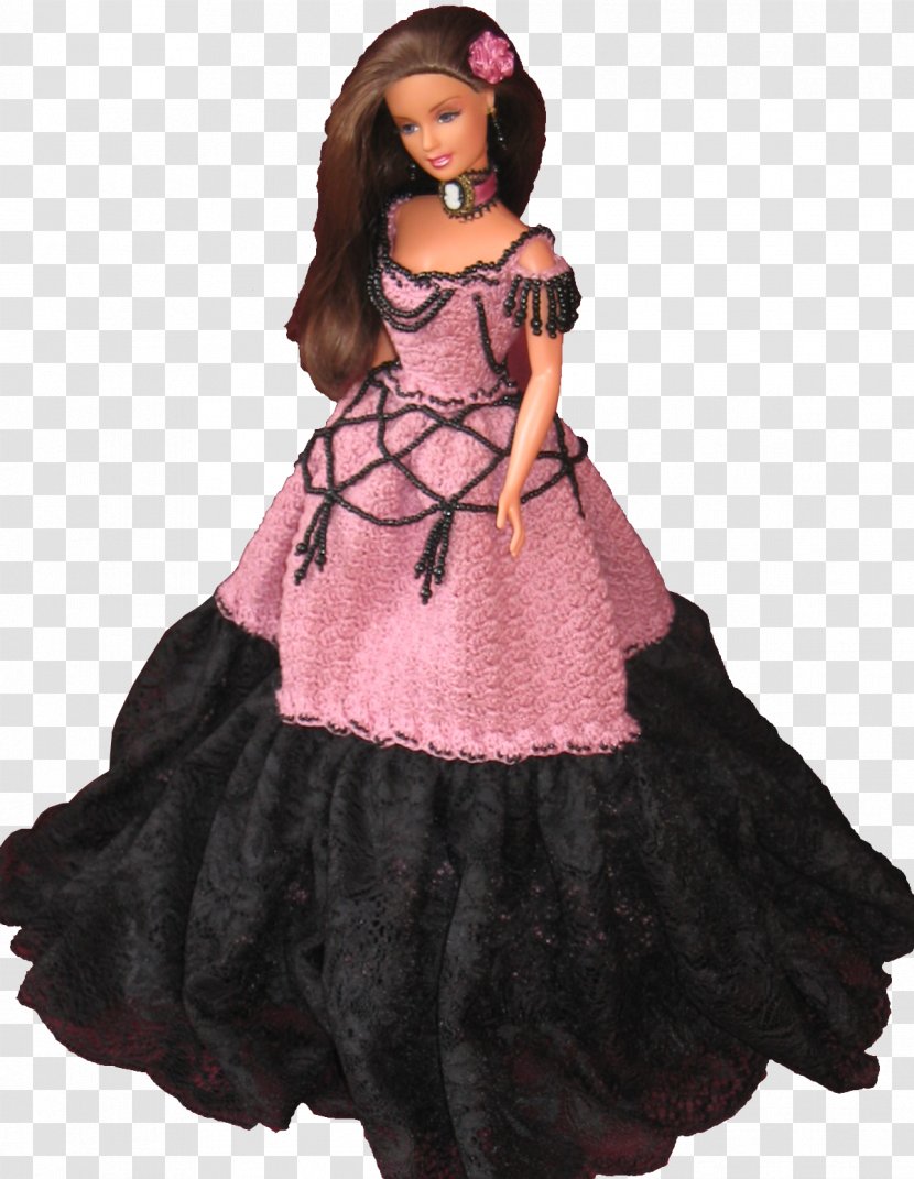 Doll Dress Duchess Of Diamonds Barbie Gown - Evening Transparent PNG