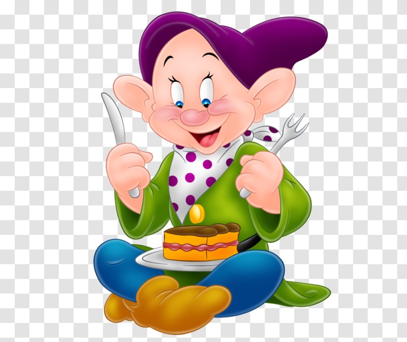 Snow White Seven Dwarfs Dopey Grumpy Happy - Hand Transparent PNG