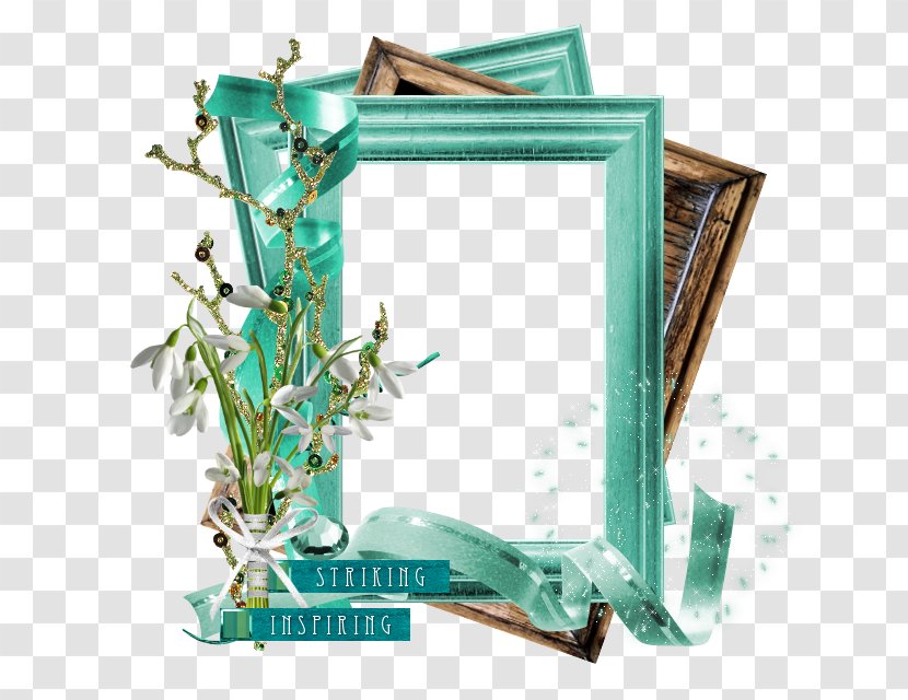 Picture Frames Turquoise Rectangle Transparent PNG