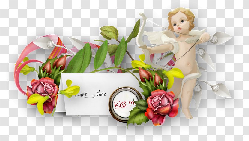 Floral Design Valentine's Day Cupid Heart - Petal - Cupido Transparent PNG