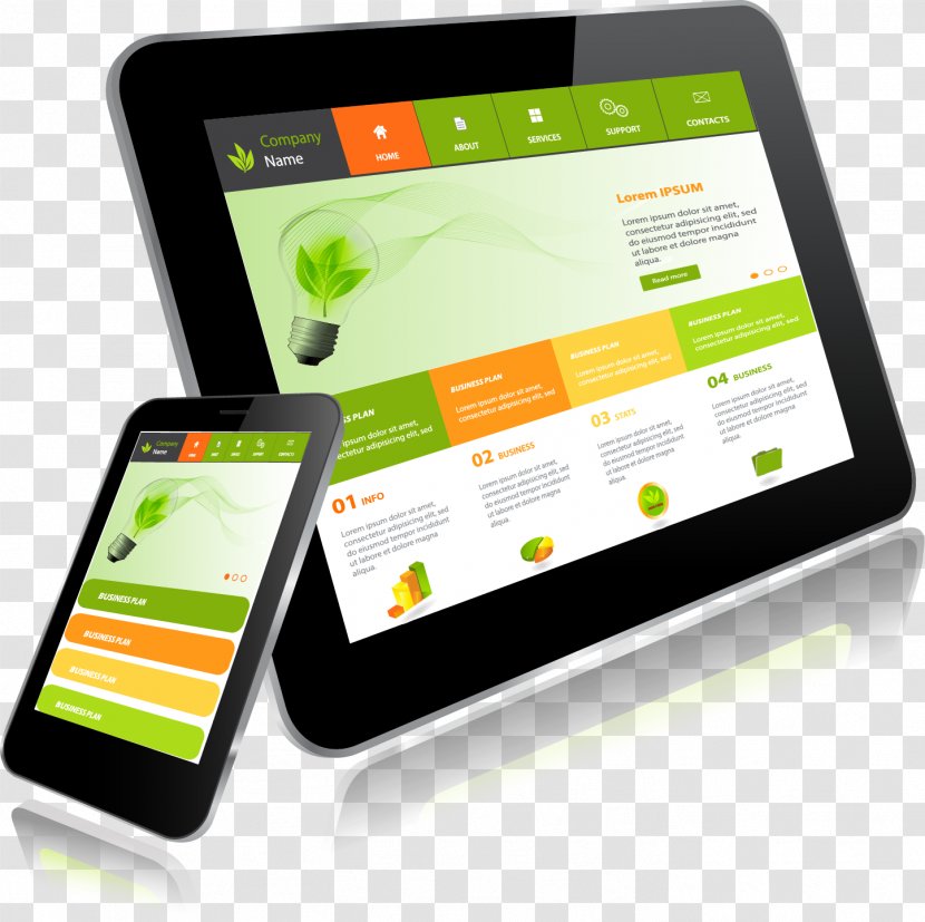 Responsive Web Design Smartphone Tablet Computer - Mobile Device - APP Show Transparent PNG