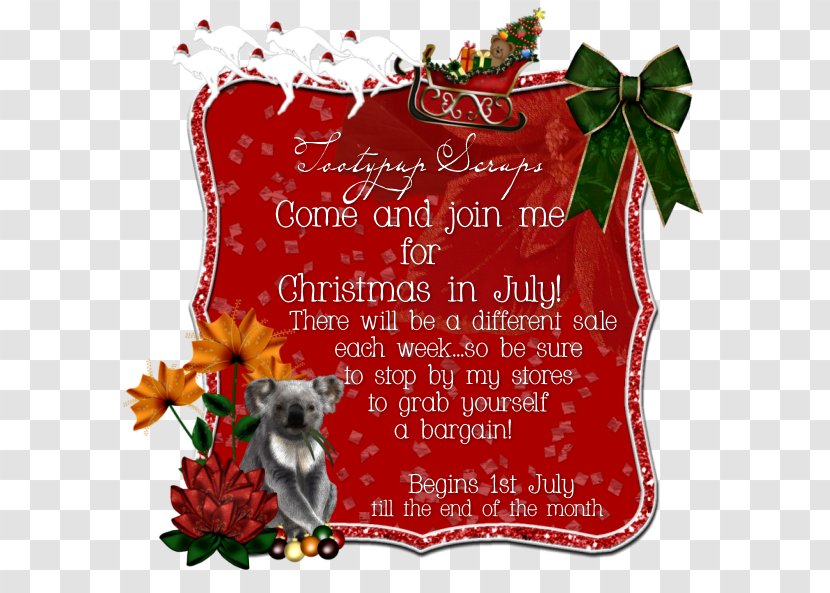 Christmas Ornament Greeting & Note Cards Flower Font - Card Transparent PNG