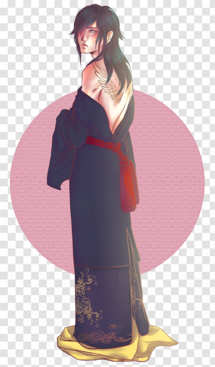 Costume Rokumonsen Honten Chinese Cash - Standing - Traditional Clothes Transparent PNG