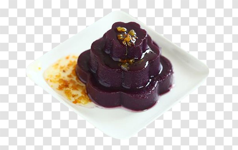 Sweet Potato Vitelotte Dioscorea Alata Powder Pastry - Dessert - Purple Potatoes Transparent PNG