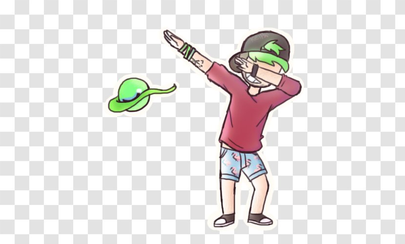Dab Drawing YouTube Bendy And The Ink Machine Dance - Arm - Green Little Boy Transparent PNG