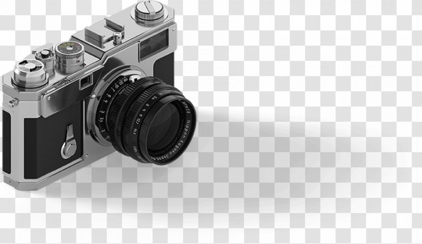 Digital SLR Camera Lens Photography Black And White - Creative Agency Transparent PNG