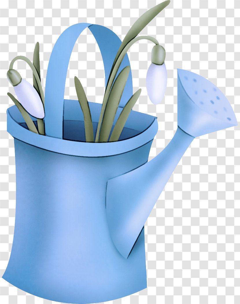 Blue Flowerpot Clip Art Flower Plant - Tulip Tableware Transparent PNG