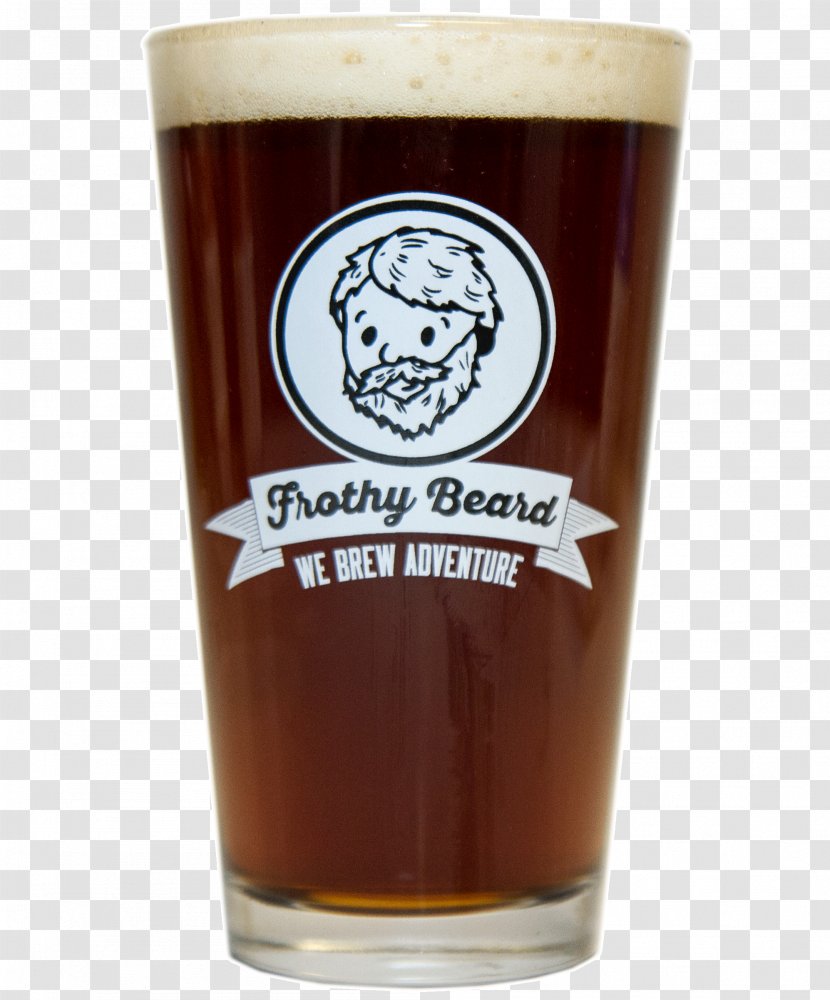 Irish Red Ale Beer Stout Pint Glass - Maris Otter - Brown Beard Transparent PNG