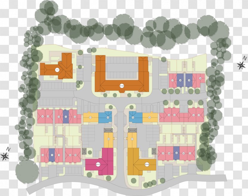 Floor Plan Square Meter - Hambley House Lane Transparent PNG