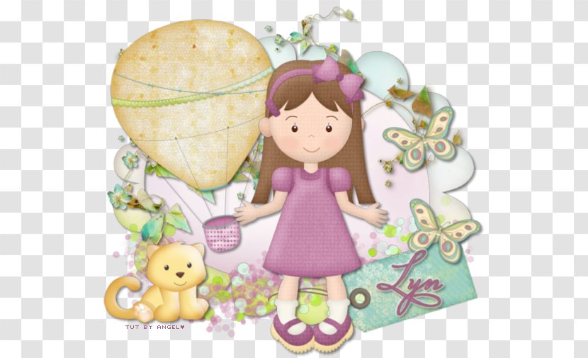 Lilac Cartoon Doll Character - Figurine - Drift Away Transparent PNG