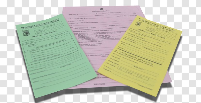 Paper - Material - Social Security Transparent PNG