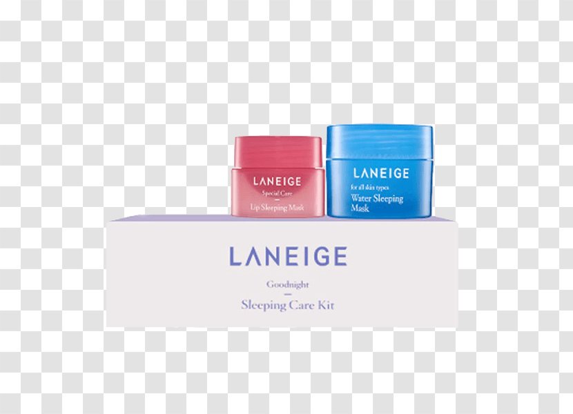 LANEIGE Water Sleeping Mask Lip Skin Care Good Night Kit - Lazada Group - Laneige Transparent PNG