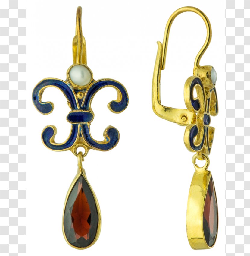 Earring Body Jewellery Florentine Biscuit Pearl - European Crystal Chandeliers Transparent PNG