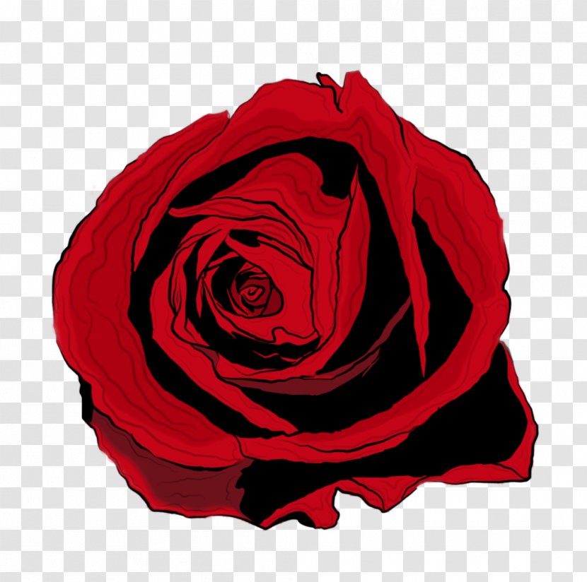 Rose Drawing DeviantArt - Petal - Vector Transparent PNG